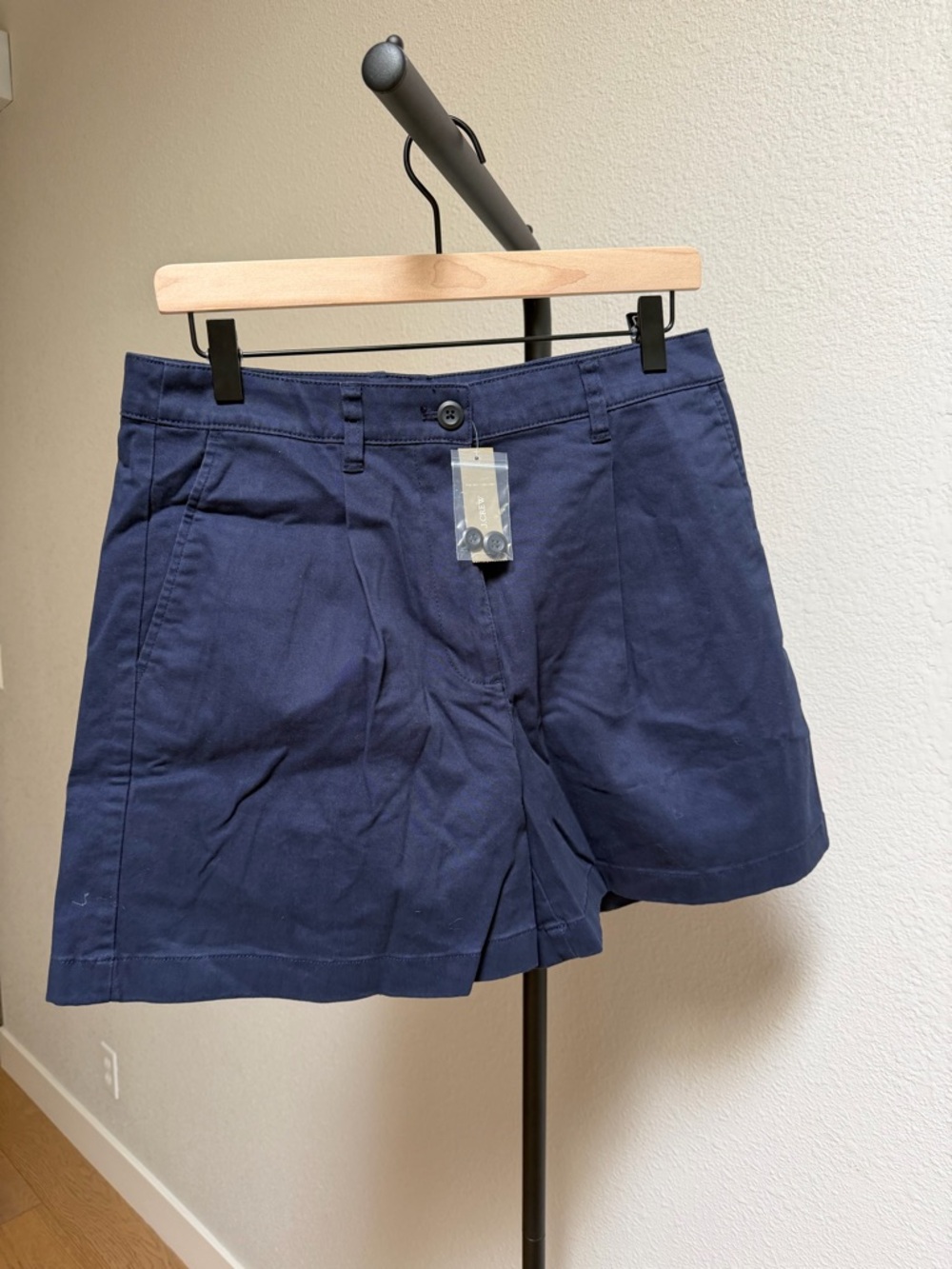 J.Crew Classic Navy Women's Cotton Blend Shorts
